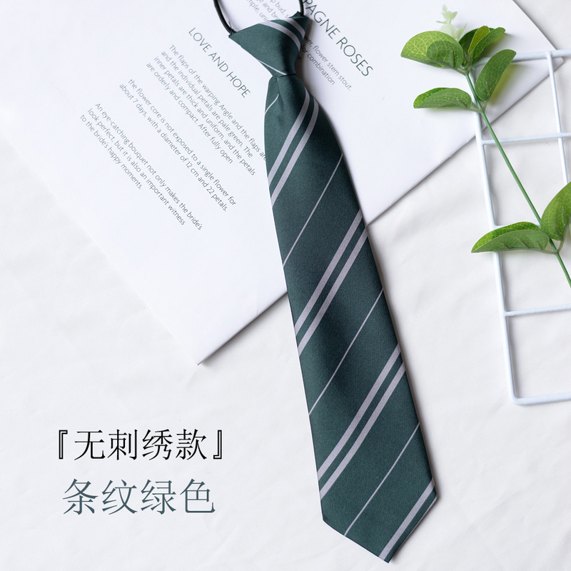 Harry Potter School Style Tie Badge Jk Uniform Shirt Accessories Short Style No Tie Needed ins British Style