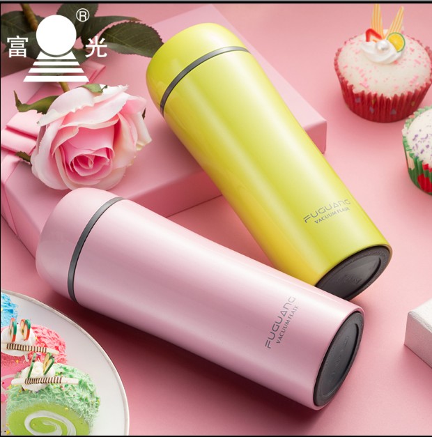 Rich Light Spleen and Men's & Women's Stainless Steel Insulated Cups Couples Students Children Creative Portable Water Glass Sub BJ003