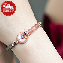 Phoenix Nirvana Crystal Bracelet Female Simple Joker Beaded Original Design Bracelet Ethnic Jewelry Women