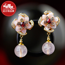 Phoenix Nirvana Earrings Female 2020 New Flower Temperament Small and Simple Cold Wind Advanced Sense Earrings Earrings