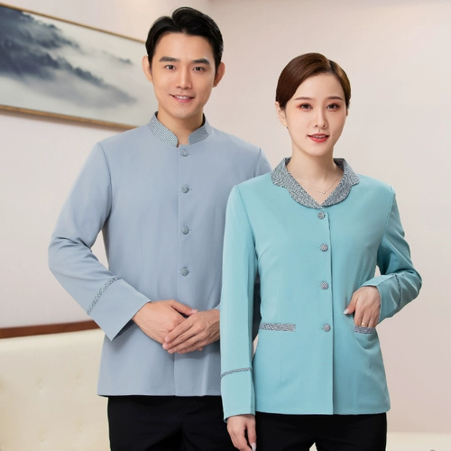 Комнатный лонгслив для отеля для работы, нарукавники, осенний демисезонный комплект