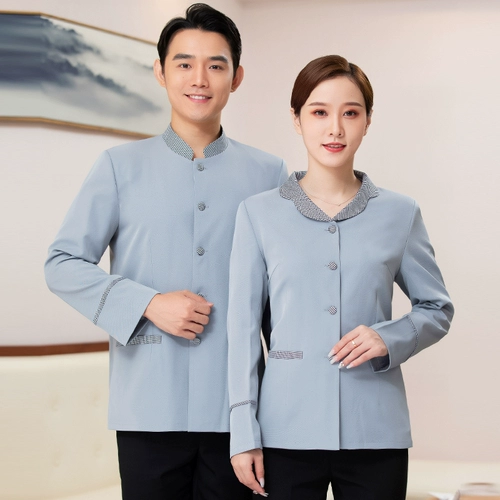 Комнатный лонгслив для отеля для работы, нарукавники, осенний демисезонный комплект