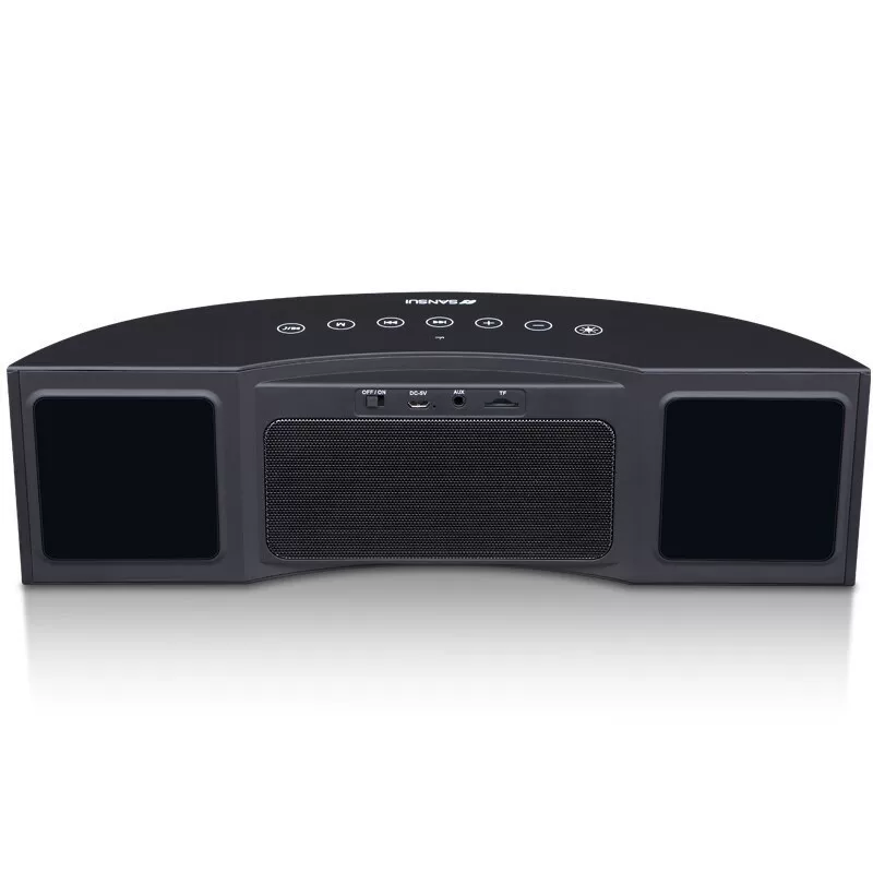 Безпроводный аудиоколонка Sansui/ T10 с Bluetooth, яркая подсветка, мощный сабвуфер, высокий звук, высокое качество, бесплатная доставка