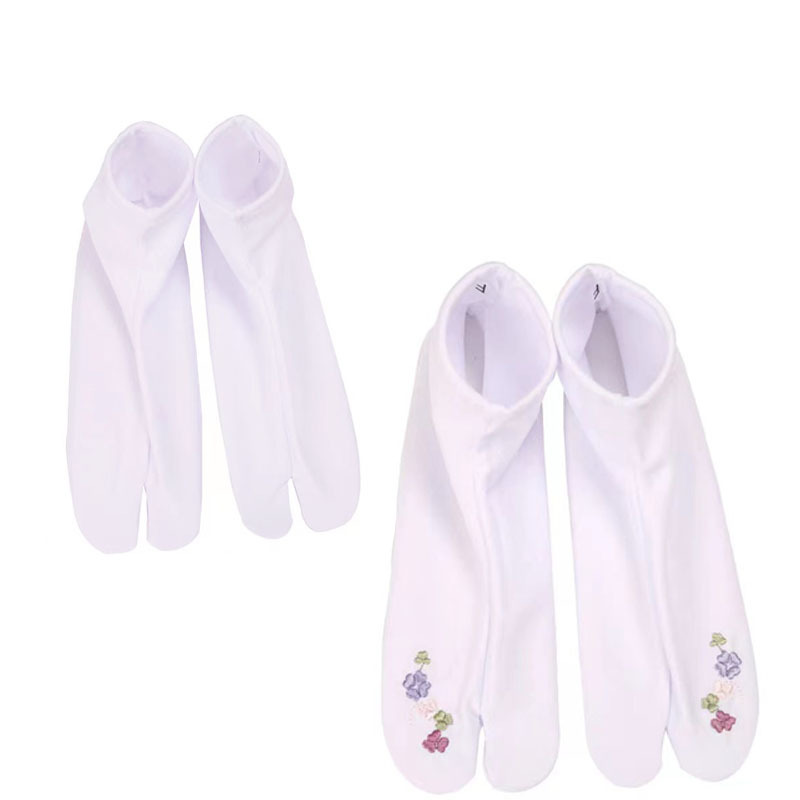 Japanese Foot Socks, Kimono and Wooden Clogs Special Anti-Slip Dotted Socks, Split-Toe Socks, Yukata Accessories, High-End Embroidery, Cosplay Character