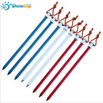 Aluminum alloy luxury camp nail beach snow nail Large canopy tent with extended ultra-light aluminum alloy nail