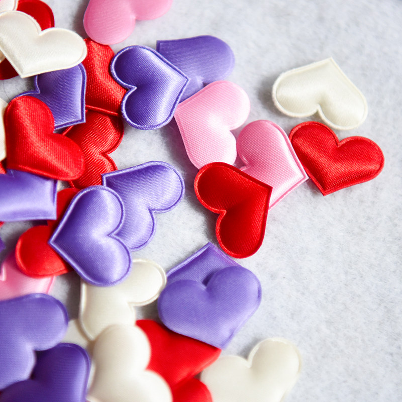 Hand Throw Love Heart-shaped Sponge Flower Bed Sprinkled With Birthday Party Throw Petals Wedding Wedding House Decoration Arrangement Bed Sprinkled With Flowers Knot