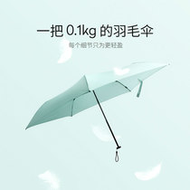 packall Umbrella Sunshine and Rain Dual-purpose Carbon Fiber parasol Anti-ultraviolet Sunscreen Feather Umbrella Lightweight Umbrella