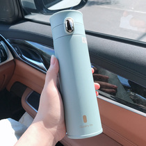 316 Stainless Steel Thermos Cup Female Student Simple ins Mori Pure Color Direct Drinking Portable Small Water Cup Men
