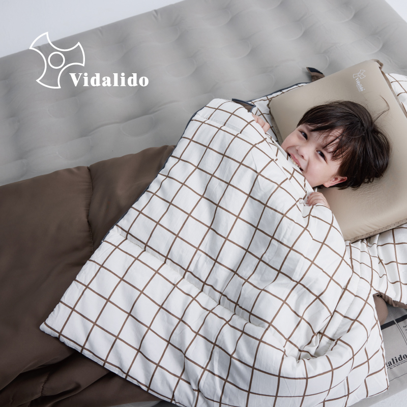 vidalido vida lido envelope style outdoor camping sleeping bag with splicing double lovers warm thick cotton sleeping bag