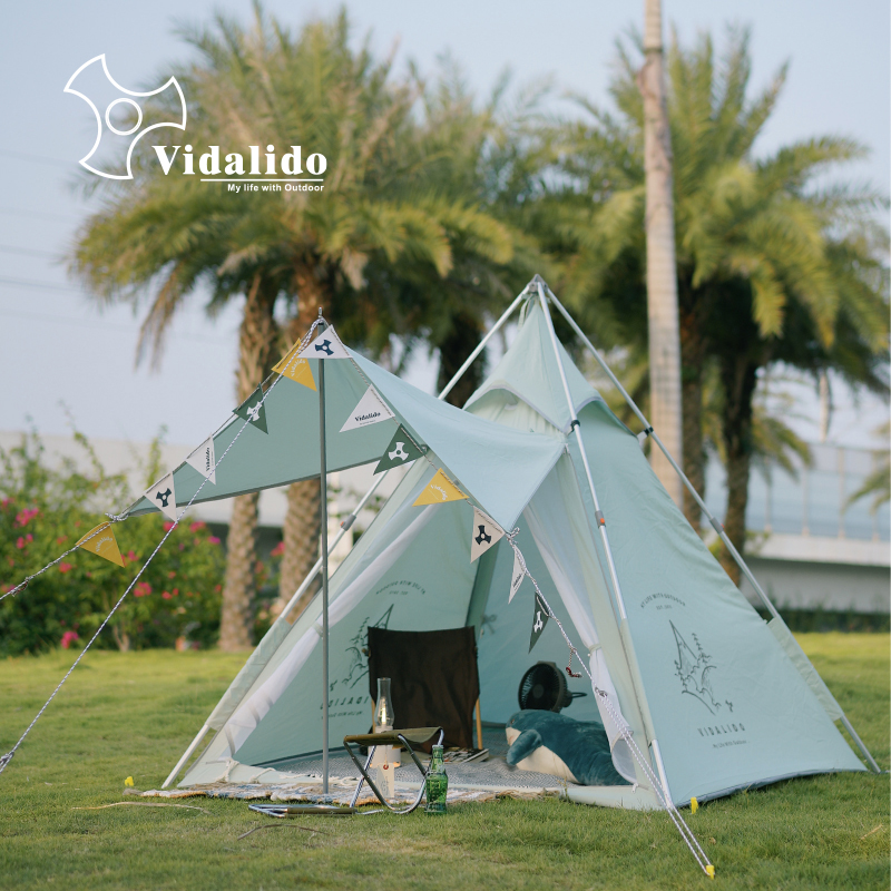 vidalido vidalido outdoor camping Automatic speed opening of the pudding Children's tent Baby game Toy tent