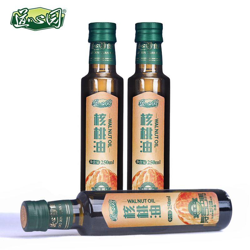 Daoxinyuan walnut oil 250ml Guangxi Bama first-class cold pressed household vegetable cooking oil
