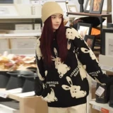 Очень большой красный оберег на день рождения, демисезонный свитер, праздничнная трикотажная парная одежда для влюбленных, большой размер, год кролика