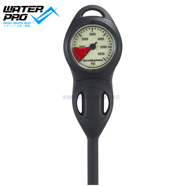 Scubapro USA Diving Single Gauge Pressure Gauge Barometer Residual pressure Gauge Compact PG COMPLETE