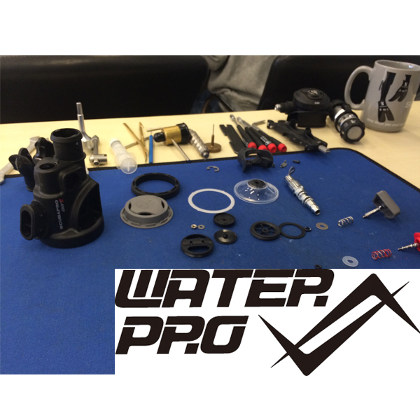 Scubapro MARES AQUALUNG and other big brands breathing regulator maintenance service