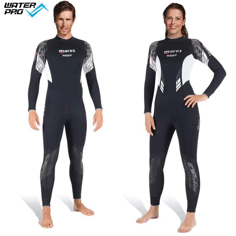 Italy Mares reef 3mm one-piece wetsuit Men and women one-piece wetsuit deep diving wetsuit neutral