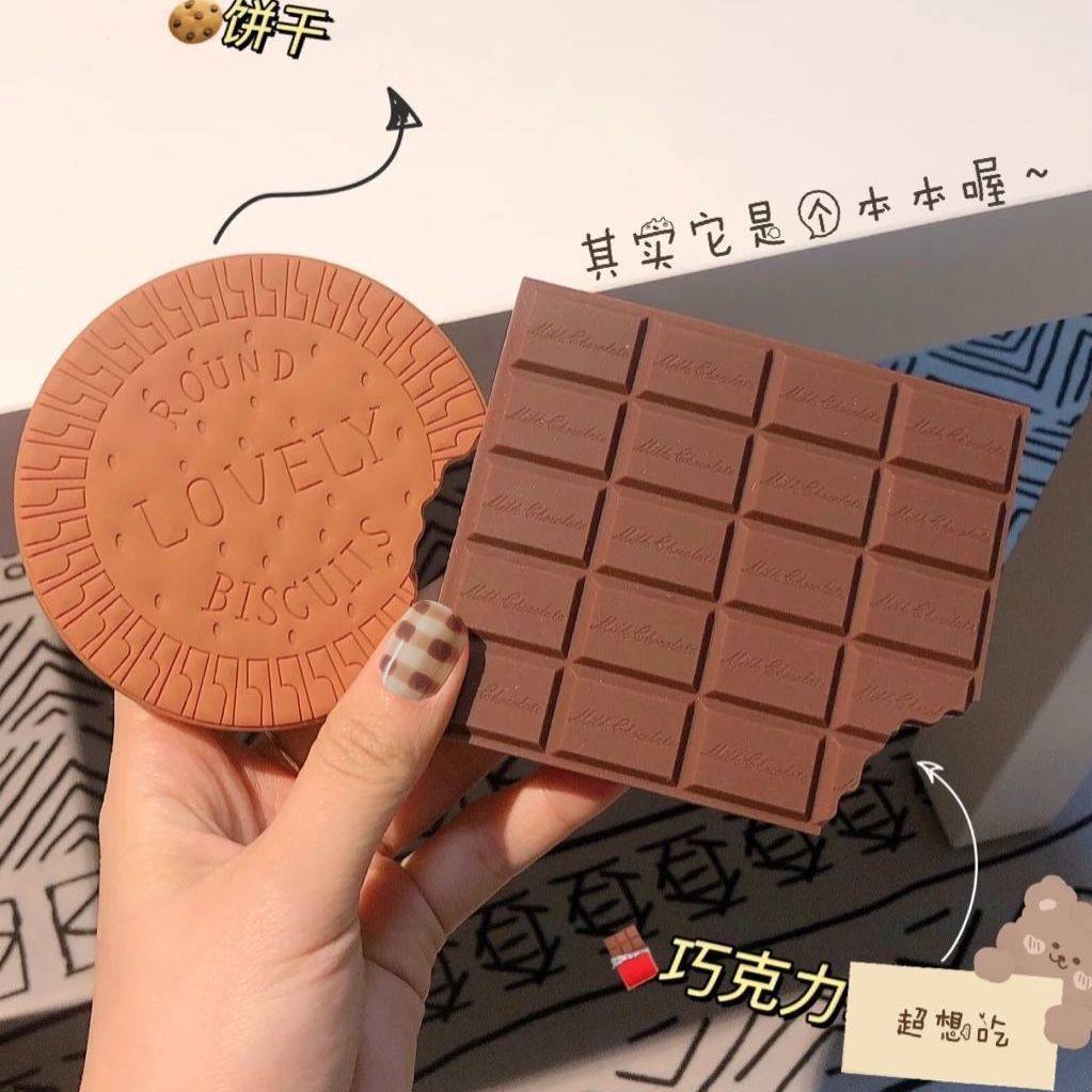 Chocolate Biscuit Benjos Joins Wind Cute Teen Heart High Face Value Scented Gourmet Gourmet Pocket Notepad