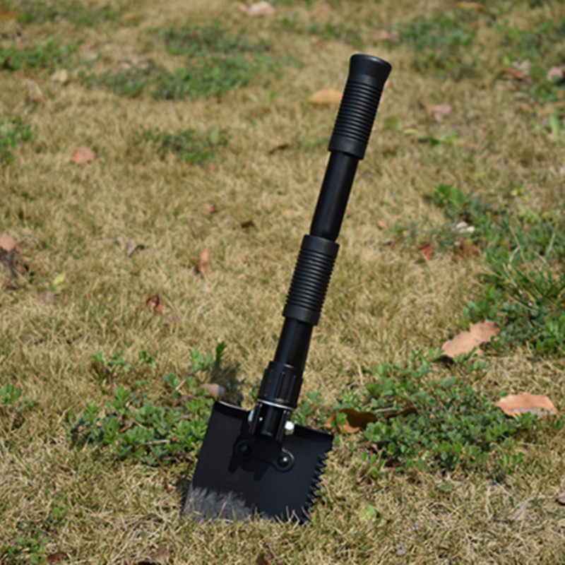 Multi-function workout shovel small number portable outdoor vehicle camping fishing camping small pick to catch sea-folding shovel