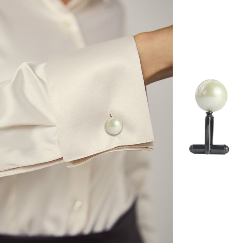 Yb Yabin 925 Sterling Silver Shell Pearl Cufflinks French Fashion Women's Cufflinks Silver Jewelry One Piece Dropshipping Yb Yabin 925 Sterling Silver Shell Pearl Cufflinks French Fashion Women's Cufflinks Silver Jewelry One Piece Dropshipping