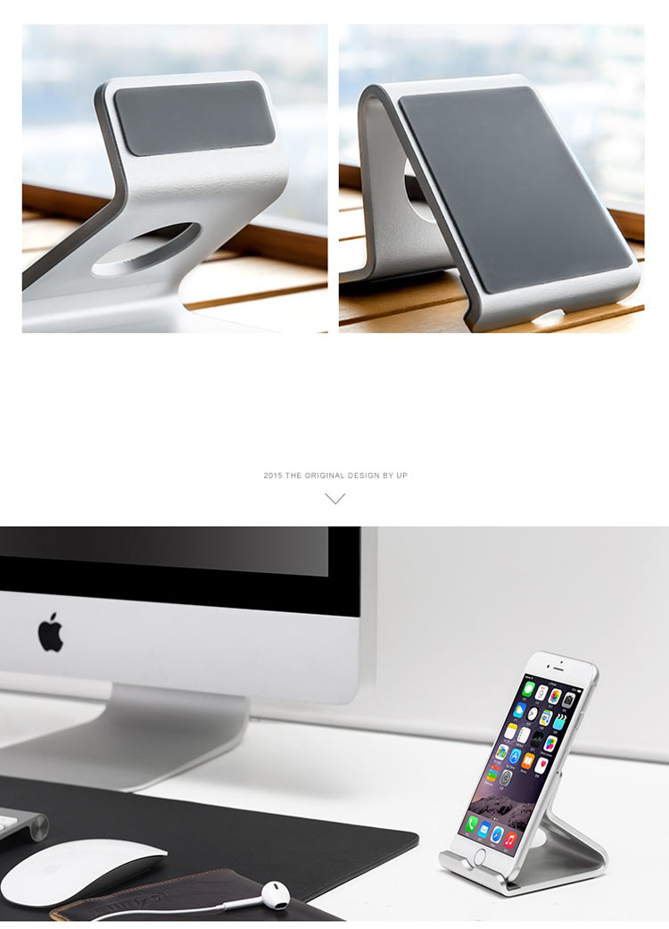 Epp điện thoại di động máy tính bảng phổ khung Apple iPad khung máy tính để bàn iPhone X nhôm hợp kim lười biếng khung sống rung khung điện thoại di động Huawei kê máy tính để bàn di động khung video - Phụ kiện điện thoại di động ốp lưng realme c15