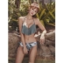 Áo tắm bikiri Áo tắm bikini Hàn Quốc nữ cảm giác ba điểm 2018 mới ngực size tụ tập spa - Bikinis Bikinis
