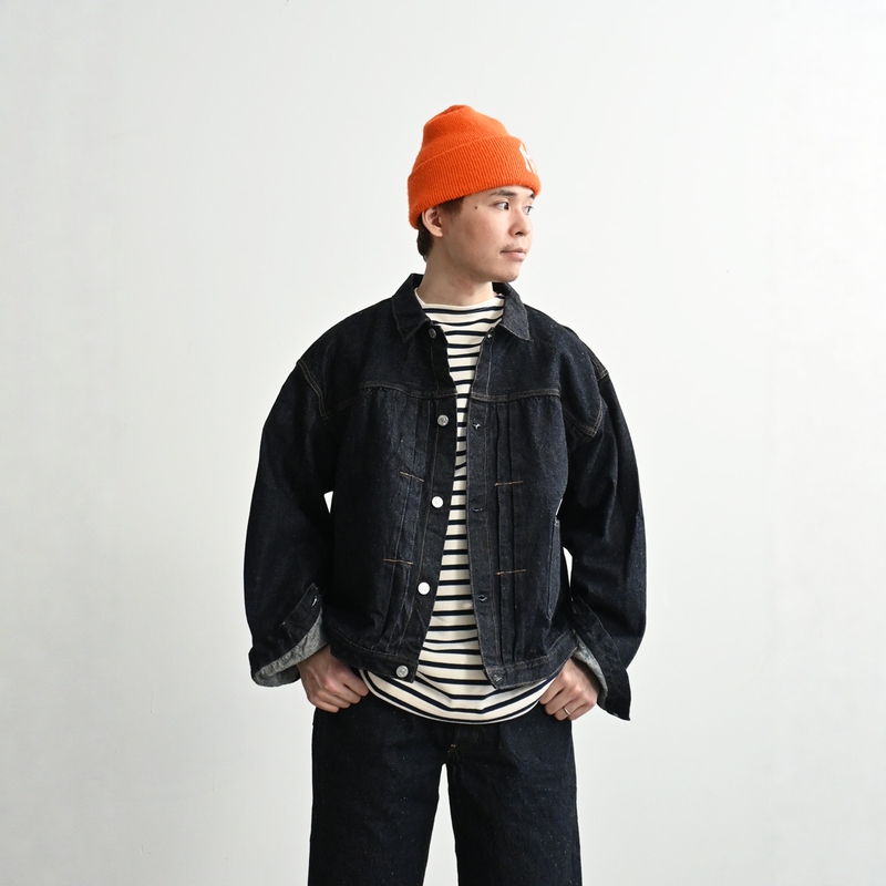 Order Kaptain Sunshine Denim Tracker 1P Jacket Denim Jacket