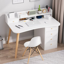  Nordic computer desk Household bedroom solid wood desk Student desktop desk Modern minimalist writing desk Simple desk