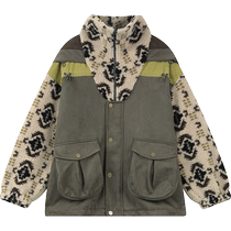 Fairys Pocket Thickened Cotton Clothes Womens 2023 Winter New Style Small Stitched Retro Design Loose Cotton Clothes