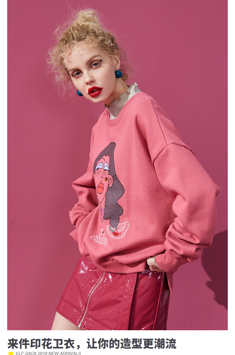 Sweatshirt femme SAC  POCHE FEERIQUE en Coton - Ref 3216106 Image 10