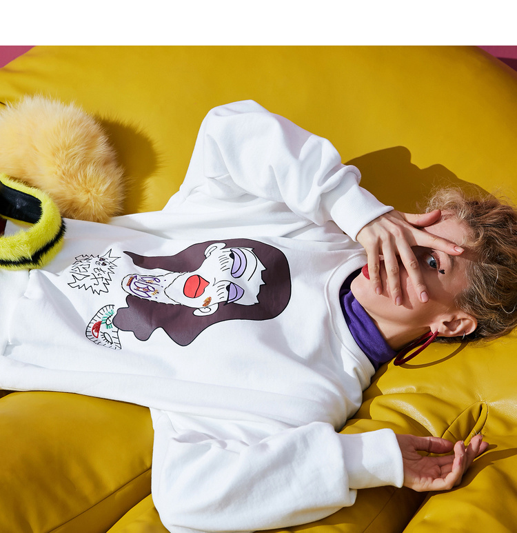 Sweatshirt femme SAC  POCHE FEERIQUE en Coton - Ref 3216106 Image 35