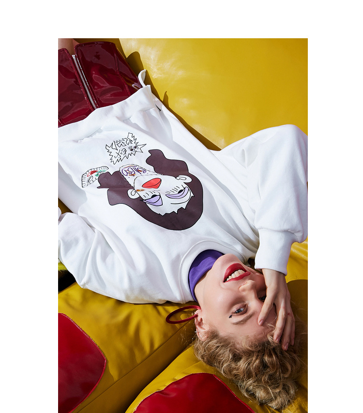 Sweatshirt femme SAC  POCHE FEERIQUE en Coton - Ref 3216106 Image 37