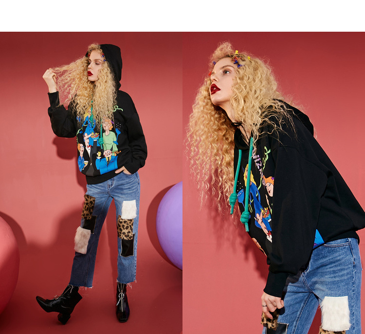 Sweatshirt femme SAC  POCHE FEERIQUE en Coton - Ref 3216918 Image 46