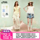 ກະເປົ໋ານາງຟ້າ Fairy Swing Collar T/Flying Sleeve T/Skirt/Denim Skirt