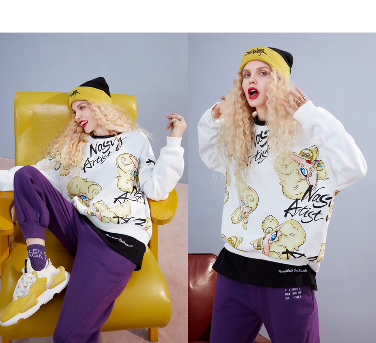 Sweatshirt femme SAC  POCHE FEERIQUE en Coton - Ref 3216946 Image 27