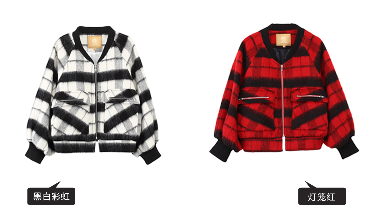 Mùa đông retro ôm áo sơ mi đèn lồng tay áo lưới chic áo len áo len ngắn nữ áo khoác lót lông nữ