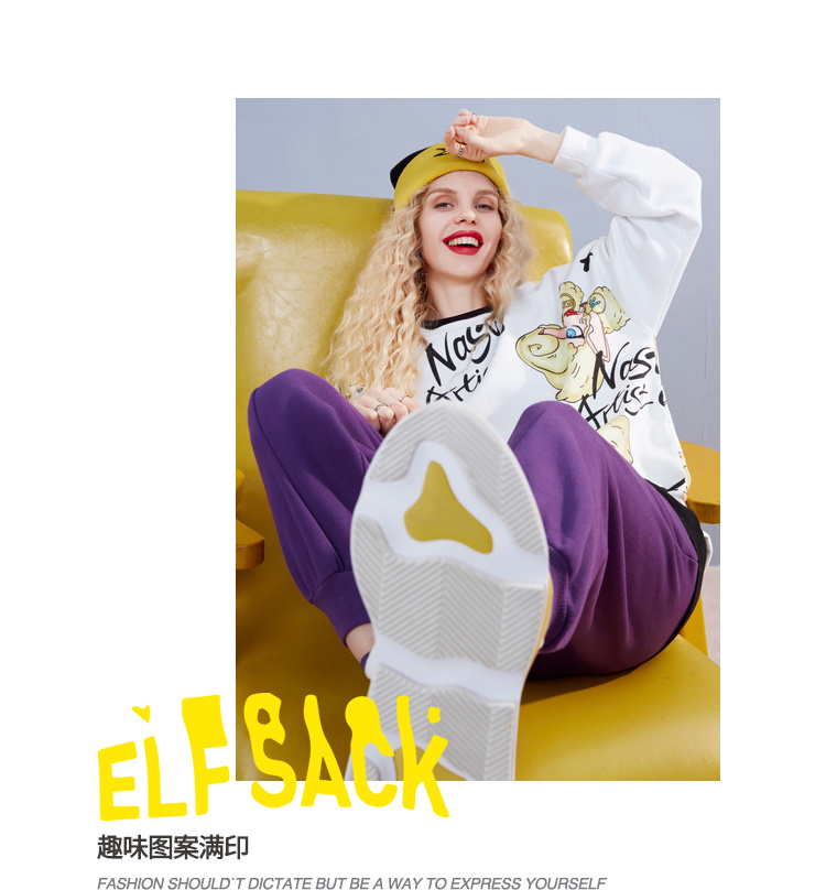 Sweatshirt femme SAC  POCHE FEERIQUE en Coton - Ref 3216946 Image 30