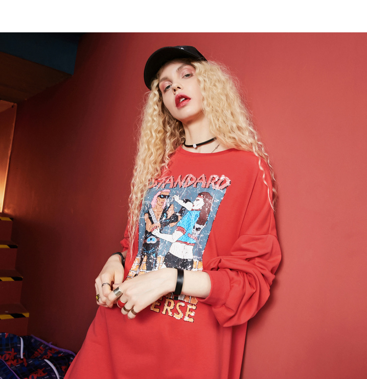 Sweatshirt femme SAC  POCHE FEERIQUE en Coton - Ref 3216404 Image 37