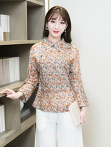 Junya Tang Dress China Wind Womens Clothing Tea Suit Qipao Style Blouses Summer Style Blouse Chinese Style Womens Clothing