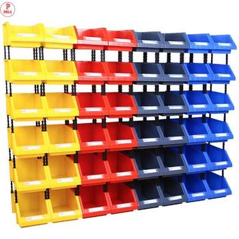 Warehouse inclined parts box plastic box screw