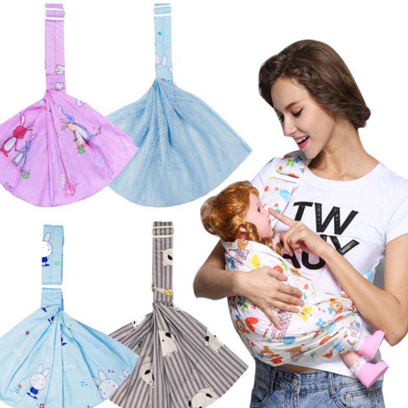 New newborn baby carrier front hug type thin lightweight baby one shoulder strap horizontal side hug back bag support child bb