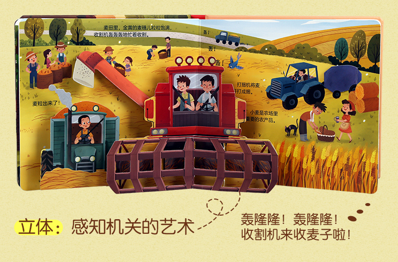 《乐乐趣揭秘小世界洞洞书：农场》3D立体书 图4