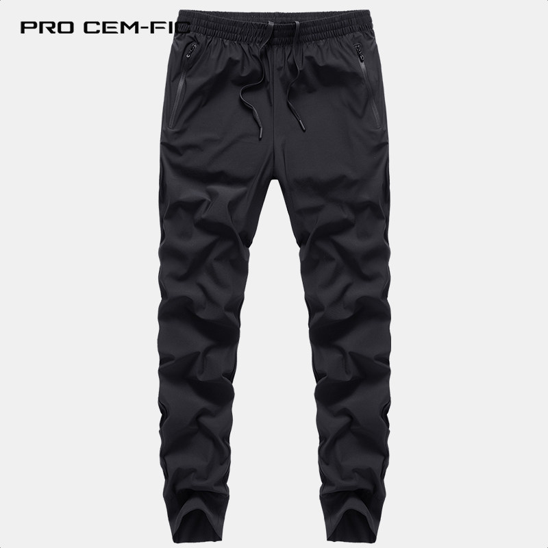 Summer sports trousers men's corset pants casual quick-drying pants elastic light breathable fashion trend sun protection pants