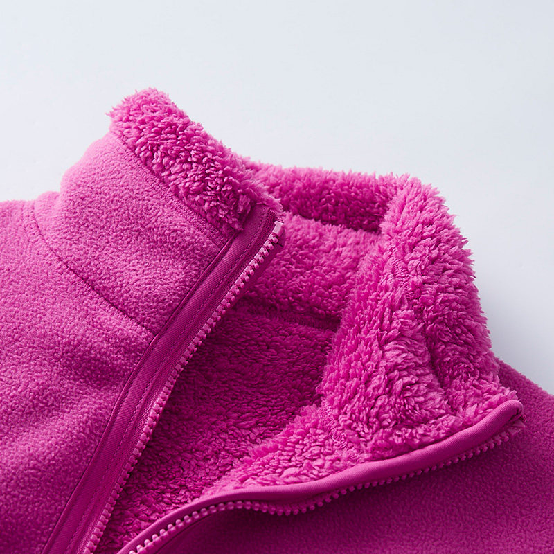 Coral suede jacket woman double face wearing thickened hand grip velvety coat Men's necropolis winter rocking grain suede blouses vanguard liner