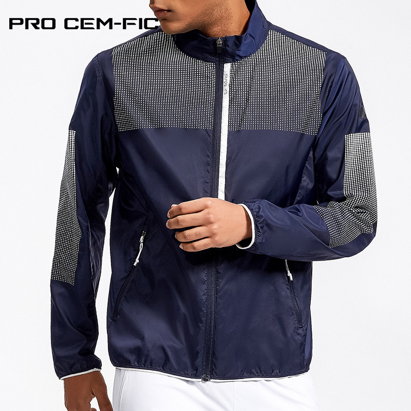 2020 new sun protection clothing men's ultra-thin breathable running sports jacket skin clothing summer handsome Korean version of the sun protection clothing