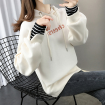 Even hat-necroswomen 2022 new womens clothing slim fit loose Korean version coat spring and autumn foreign air casual 100 lap blouses