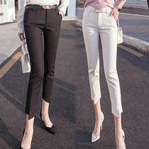 Fashion brand suit pants womens spring and summer 2021 new nine-point casual pants small feet pencil pants business work pants