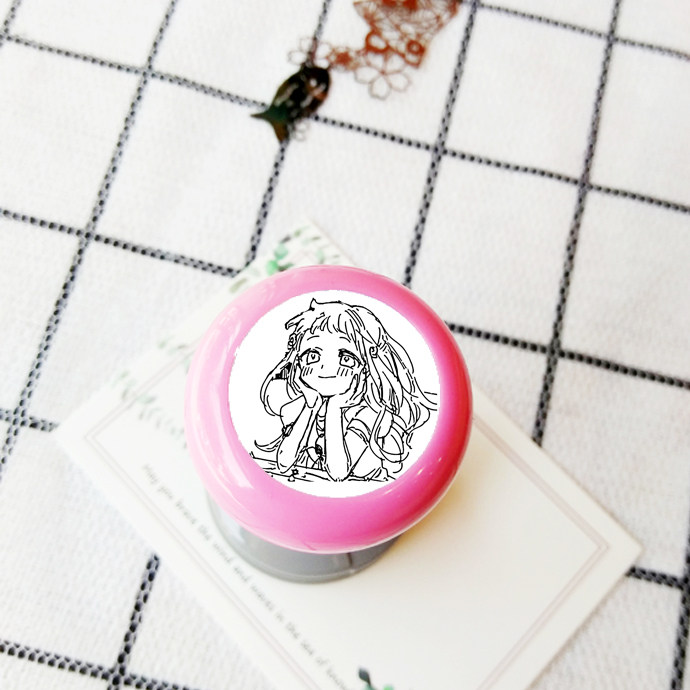 Cartoon Cartoon Perimeter Gifts Ground Bondage Juvenile Eight-Seeking Ninning Flower Monarch Lovers Avatar Bust is just too midsize round seal