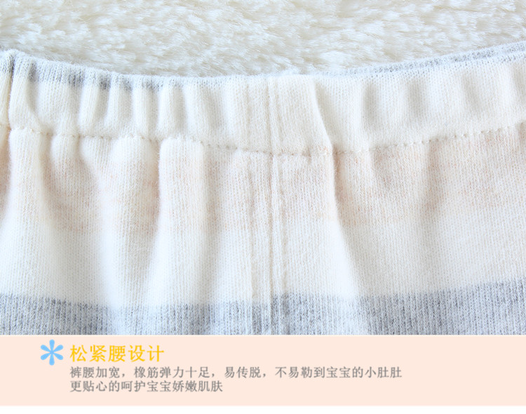 Bộ đồ lót cotton dày cho bé Lolo cho bé trai và bé gái mùa thu quần áo trẻ em 0-6 tuổi đồ vest bé trai