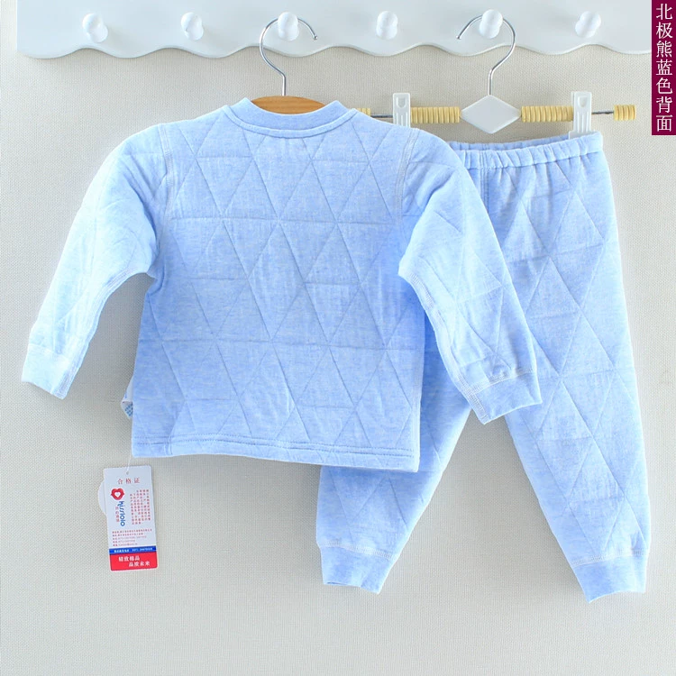 Chúc mừng mùa thu và mùa đông Lolo mới cho bé bộ đồ lót cotton cho bé khoe quần áo ấm dày Quần áo trẻ em 0-2-6 quần lót cho bé trai