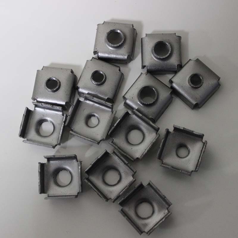 Square pipe connector accessories hardware shelf place flower frame wrought iron square pass fixed combination 20,25 inner wire plug