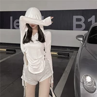 Белый лонгслив